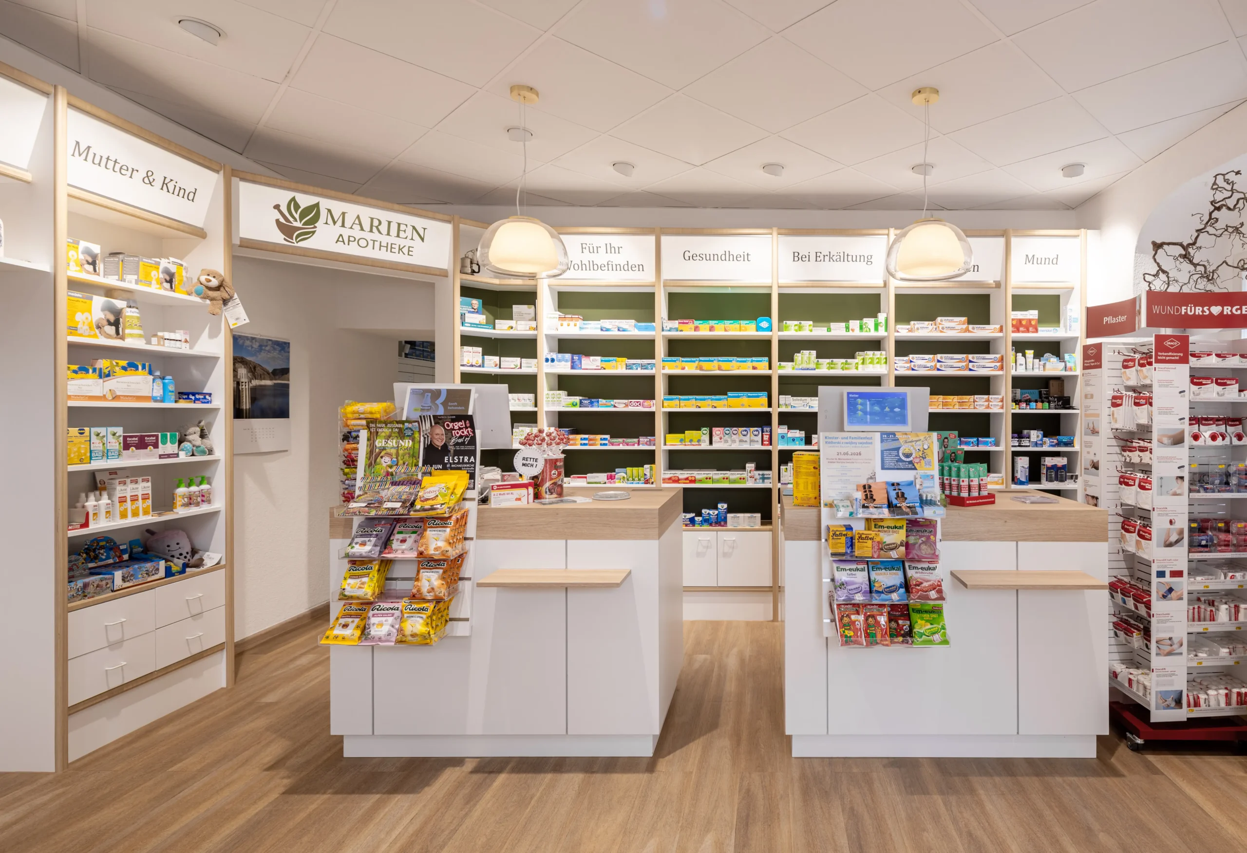 Marien-Apotheke nach dem Umbau durch RIIS Health